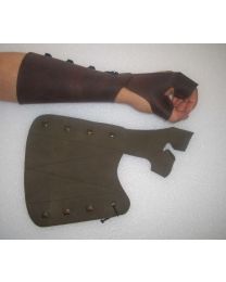Kombiarmschutz Modell 2 für die linke Hand Lederarmschutz für die Bogenhand