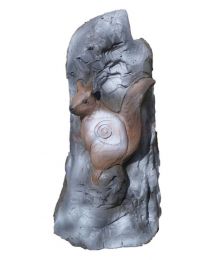 Leitold 3D-Ziel  Stein mit Eichhorn und Marder zwei in Einem